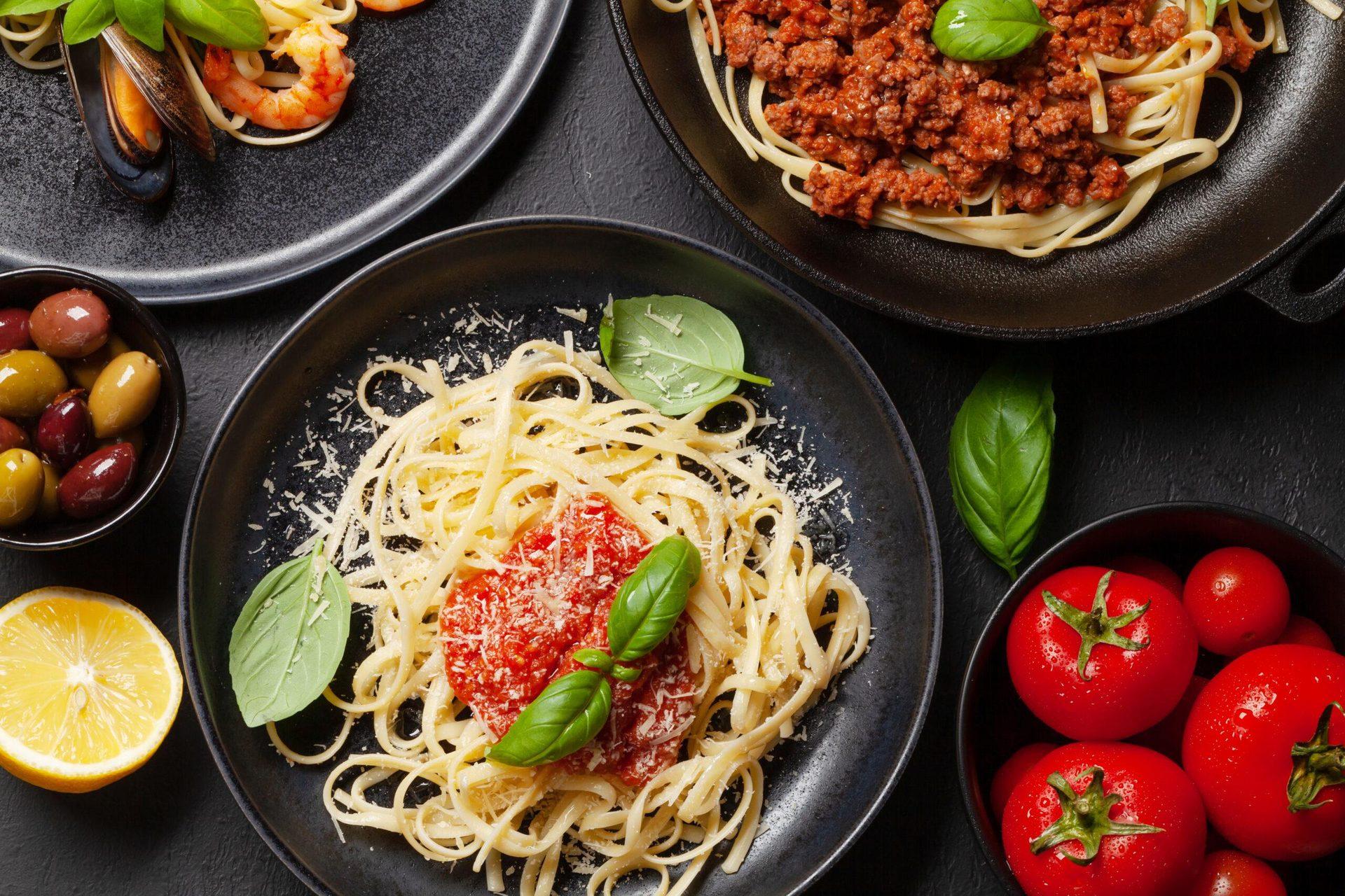 Spaghetti Bolognese aus frischen italienischen Tomaten